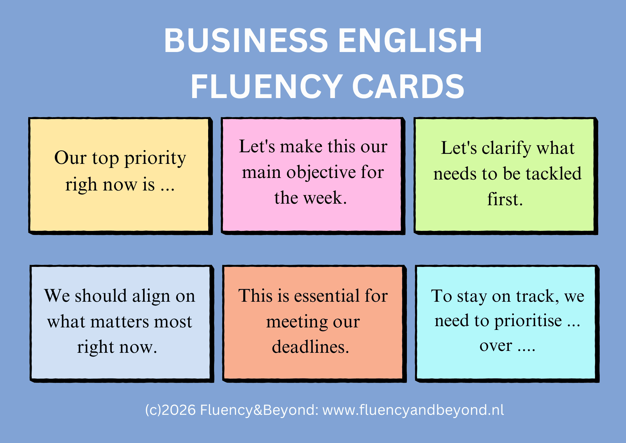 Business English Fluency Cards 1